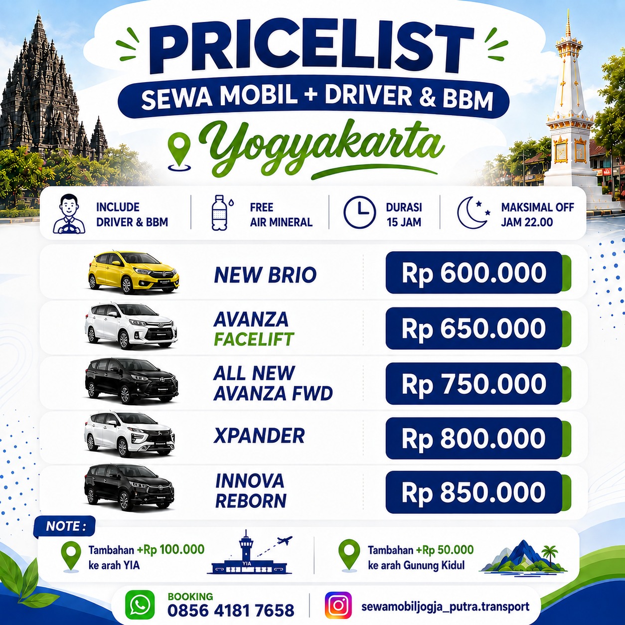 Jasa Driver Jogja, Nggak Perlu SIM Tinggal Duduk Santai | Putra Transport Meta Deskripsi
